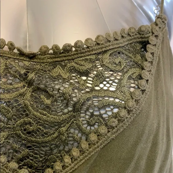 SALE!! Green tank jumper romper. - Picture 2 of 8